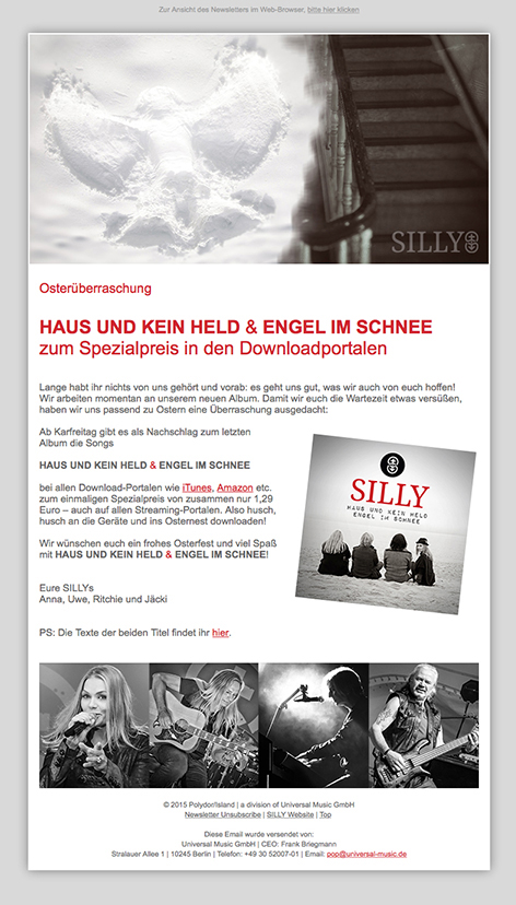 Newsletter SILLY / Bonustracks